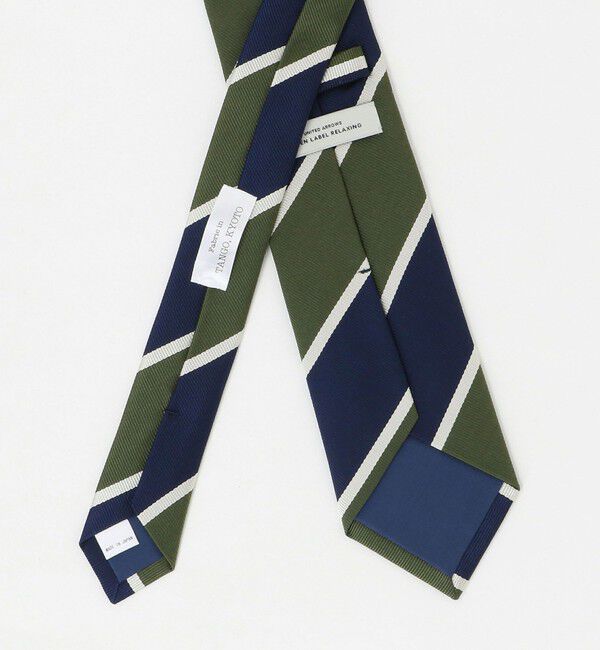 UNITED ARROWS green label relaxing「GLR ジャパン タンゴ 8.0cm ストライプ2 ネクタイ」|ネクタイ・蝶ネクタイ|