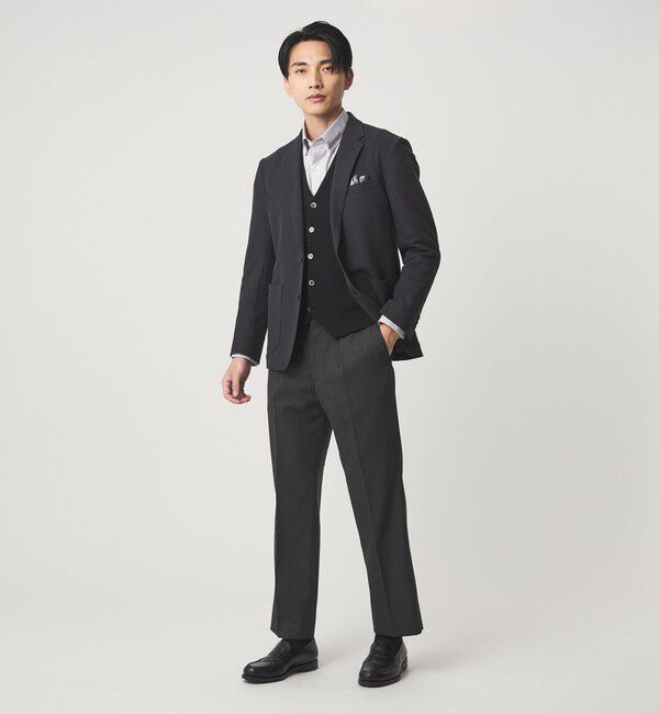 UNITED ARROWS green label relaxing「TW ギャバジン 1プリーツ ドレスチノ パンツ -ウォッシャブル-」|スラックス|