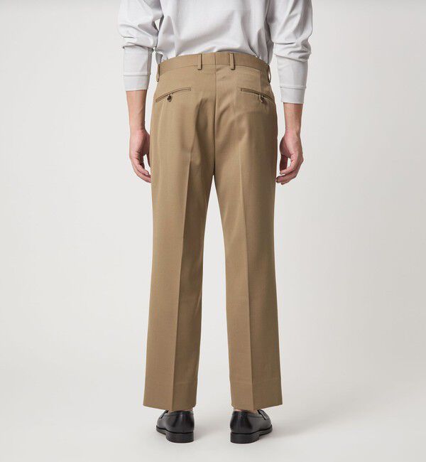 UNITED ARROWS green label relaxing「TW ギャバジン 1プリーツ ドレスチノ パンツ -ウォッシャブル-」|スラックス|