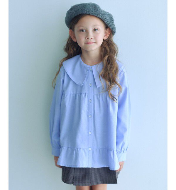 UNITED ARROWS green label relaxing「チュニック ブラウス / キッズ  120cm-160cm」|シャツ・ブラウス|LT.BLUE