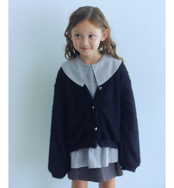 UNITED ARROWS green label relaxing「シャギー カーディガン / キッズ  120cm-160cm」|カーディガン|