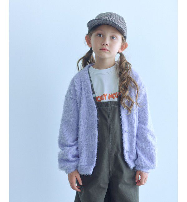 UNITED ARROWS green label relaxing「シャギー カーディガン / キッズ  120cm-160cm」|カーディガン|LILAC