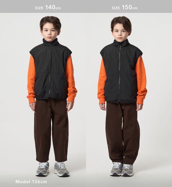 UNITED ARROWS green label relaxing「フリース リバーベスト / キッズ  撥水 100cm-160cm」|ベスト・ジレ|
