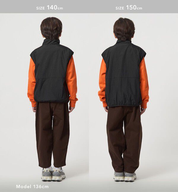 UNITED ARROWS green label relaxing「フリース リバーベスト / キッズ  撥水 100cm-160cm」|ベスト・ジレ|