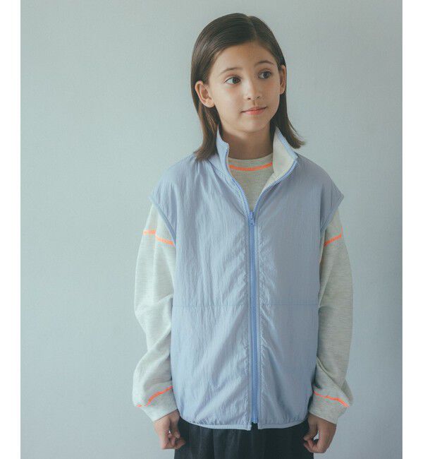 UNITED ARROWS green label relaxing「フリース リバーベスト / キッズ  撥水 100cm-160cm」|ベスト・ジレ|LILAC