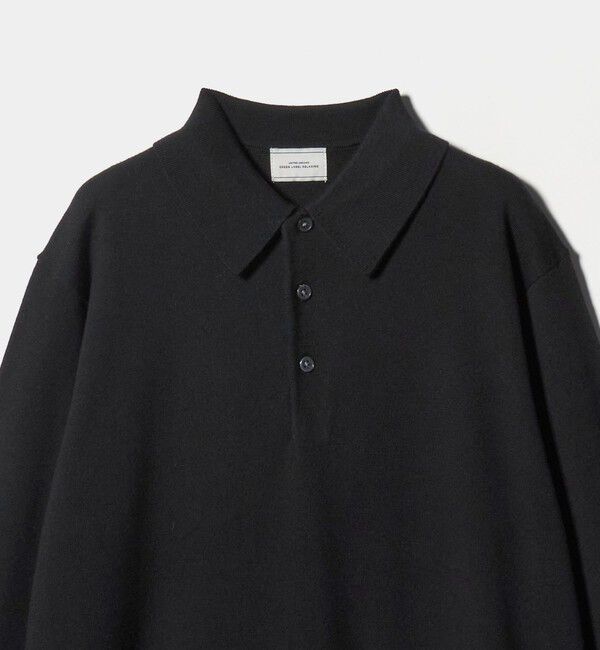 UNITED ARROWS green label relaxing「Super 120's ハイゲージ ニット ポロシャツ」|ニット・セーター|