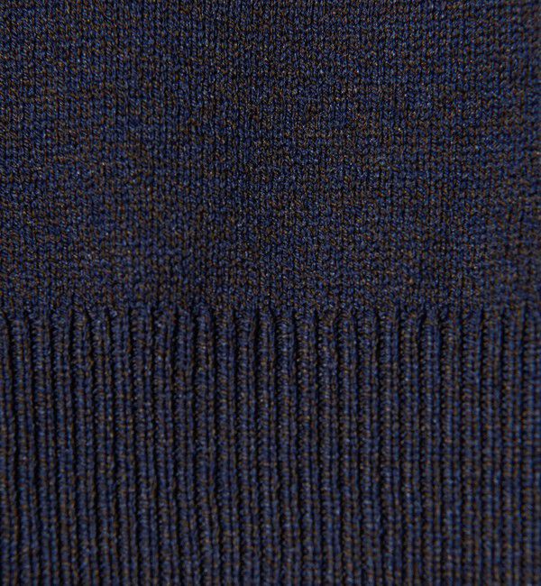 UNITED ARROWS green label relaxing「A+ MOULINE ポリエステル クルーネック ニット -ウォッシャブル-」|ニット・セーター|