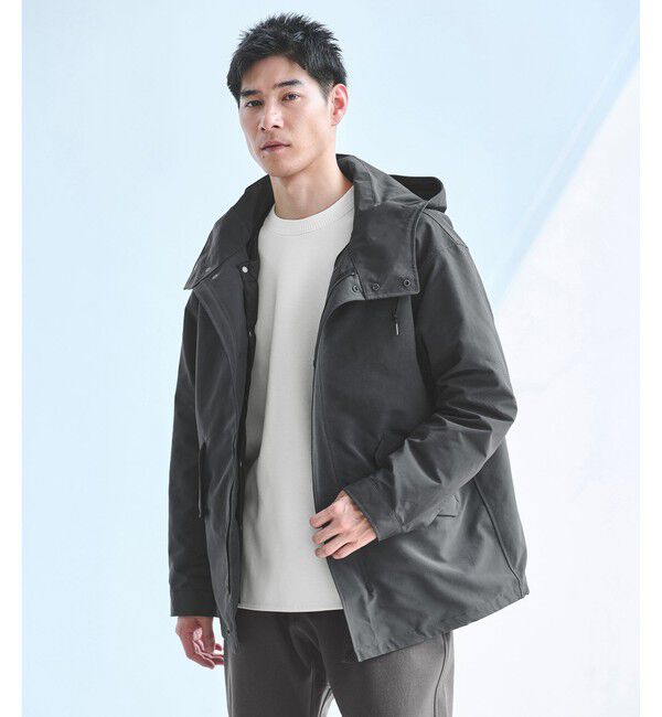 UNITED ARROWS green label relaxing「TAION 3WAY モッズ インナーダウン ブルゾン -撥水・防風-」|ダウン|DK.GRAY