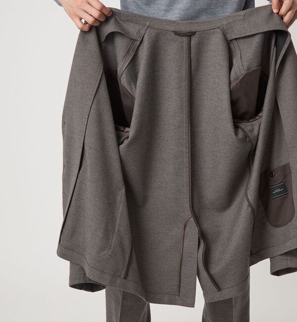 UNITED ARROWS green label relaxing「ウォッシャブル フラノ ツイル リラックス ジャケット -ストレッチ-」|テーラードジャケット|