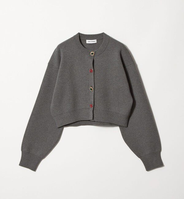 EMMEL REFINES「＜EMMEL REFINES＞EM HW ビジュー ミニ カーディガン」|カーディガン|