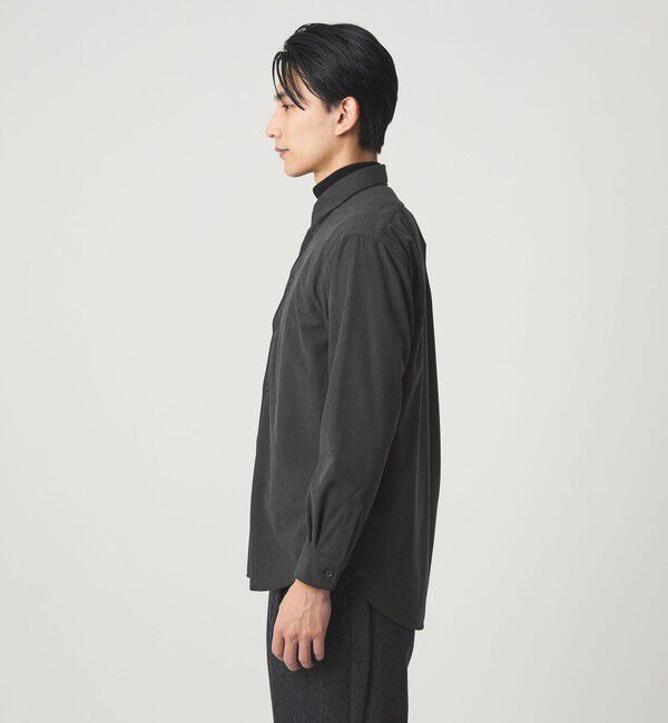 UNITED ARROWS green label relaxing「DC ポリエステル コーデュロイ オーバー シャツ」|シャツ・ブラウス|