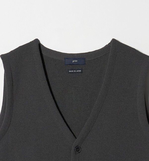 UNITED ARROWS green label relaxing「＜gim＞25F H/MLN ニット ジレ ベスト -ウォッシャブル-」|ベスト・ジレ|
