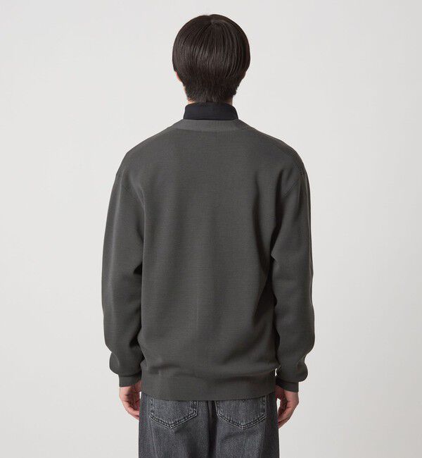 UNITED ARROWS green label relaxing「ポリエステル ウール ミラノリブ Vネック カーディガン」|カーディガン|