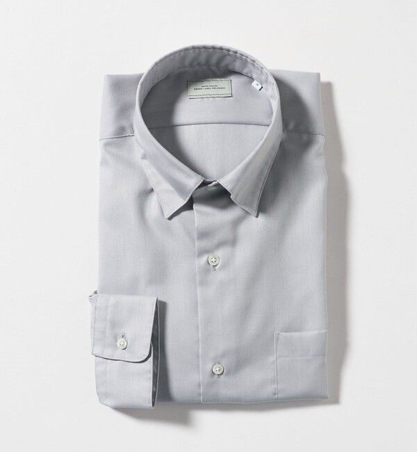 UNITED ARROWS green label relaxing「エブリット Cブラッシュド ヘリンボーン スナップ ボタンダウン シャツ -イージーアイロン・抗菌-」|シャツ・ブラウス|