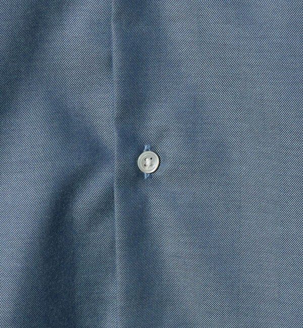 UNITED ARROWS green label relaxing「エブリット Cブラッシュド ヘリンボーン スナップ ボタンダウン シャツ -イージーアイロン・抗菌-」|シャツ・ブラウス|