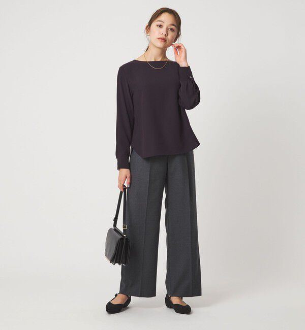 UNITED ARROWS green label relaxing「クルーネック ブラウス」|シャツ・ブラウス|