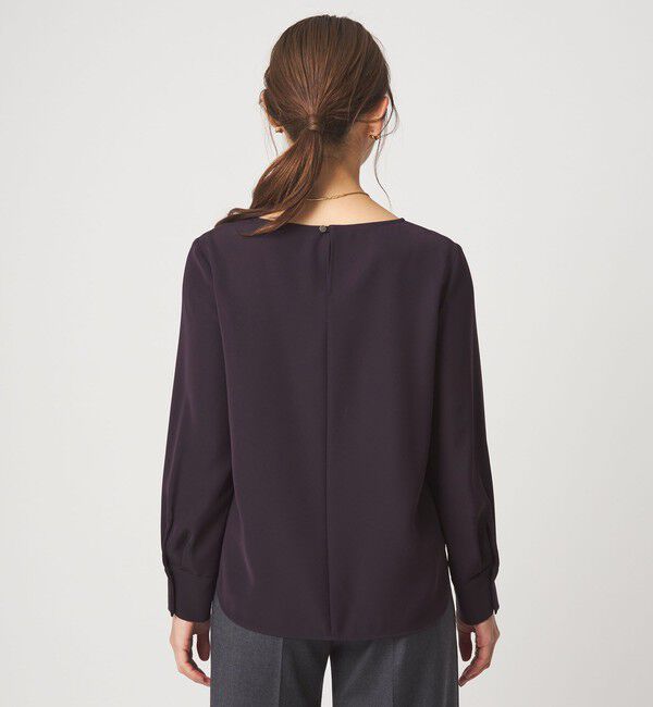 UNITED ARROWS green label relaxing「クルーネック ブラウス」|シャツ・ブラウス|