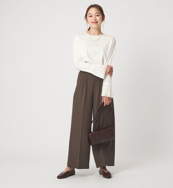 UNITED ARROWS green label relaxing「ソデ チュール プルオーバー」|Tシャツ・カットソー|