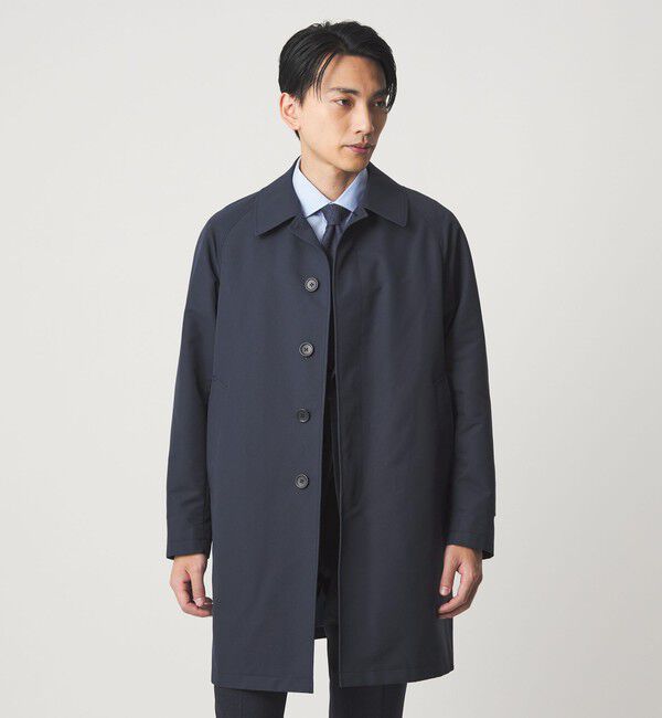 UNITED ARROWS green label relaxing「A+ Pミノテック 2WAY ステンカラーコート -撥水・防風・保温・吸湿発熱・ライナー取外し可-」|ステンカラーコート|NAVY