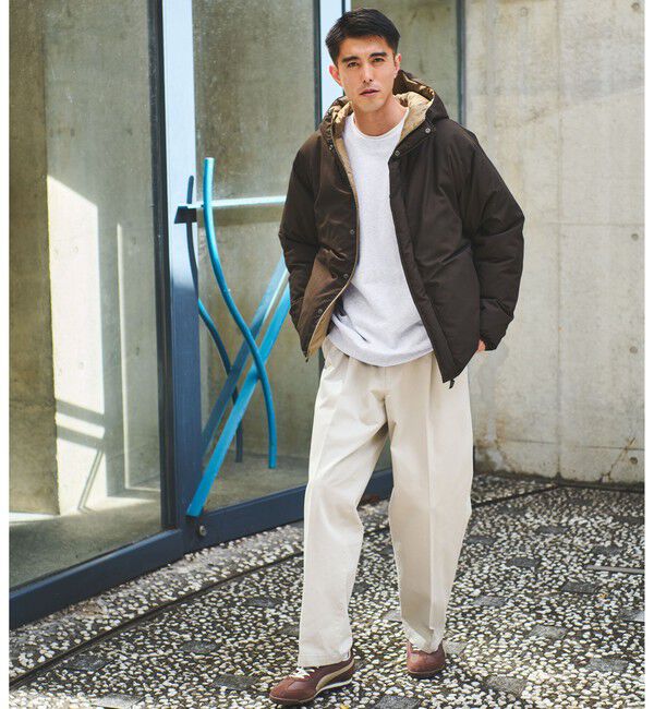 UNITED ARROWS green label relaxing「【別注】＜TAION＞リバーシブル ダウン フーディ ジャケット」|ダウン|