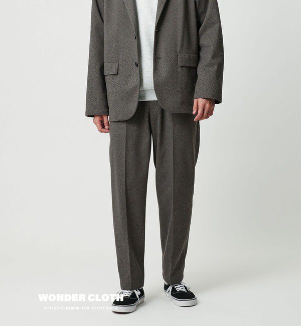 UNITED ARROWS green label relaxing「WONDER CLOTH ワイド ユーティリティ―パンツ イージーパンツ W2 -ストレッチ-」|その他|MD.GRAY