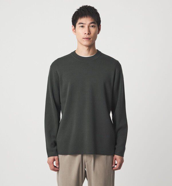 UNITED ARROWS green label relaxing「ウォッシャブル ウール ソウバリ クルーネック ニット」|ニット・セーター|