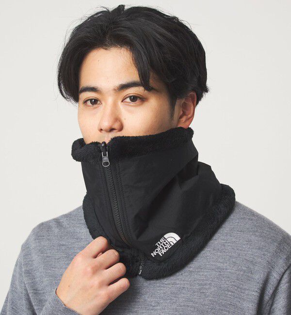 UNITED ARROWS green label relaxing「＜THE NORTH FACE＞リバーシブル ネックゲイター ジップ ネックウォーマー」|その他|BLACK