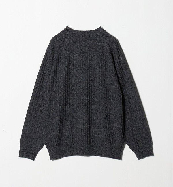 UNITED ARROWS green label relaxing「シルク ミックス リブ クルーネック ニット」|ニット・セーター|