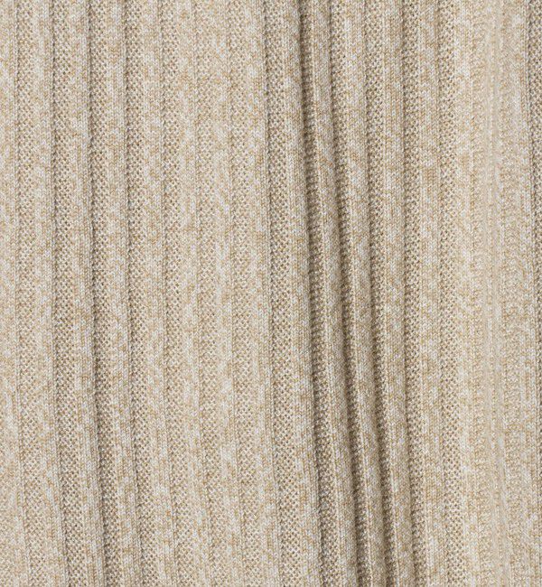 UNITED ARROWS green label relaxing「シルク ミックス リブ クルーネック ニット」|ニット・セーター|