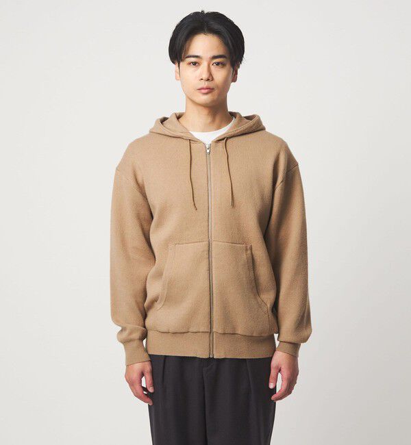 UNITED ARROWS green label relaxing「ウールミックス ジップ パーカー フーディ」|パーカー|
