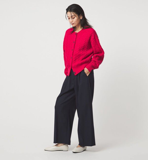 UNITED ARROWS green label relaxing「イージー 2タック ワイド パンツ」|その他|