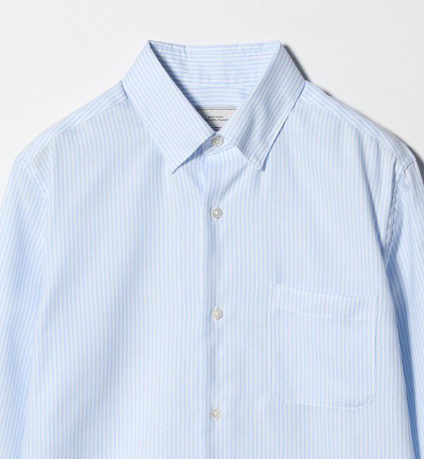 UNITED ARROWS green label relaxing「エブリット コットンオックス ストライプ スナップ ボタンダウン シャツ -イージーアイロン-」|シャツ・ブラウス|