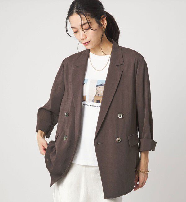 UNITED ARROWS green label relaxing「【結論シリーズ】シアーエアジャケット［size SHORTあり］」|テーラードジャケット|