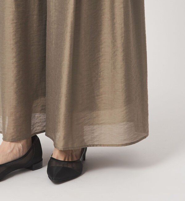 UNITED ARROWS green label relaxing「［size SHORTあり］エアリー シアー イージー ワイド パンツ」|キュロット|