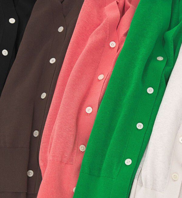 UNITED ARROWS green label relaxing「【結論シリーズ】ビューティーネック2WAYカーデ ウォッシャブル」|カーディガン|