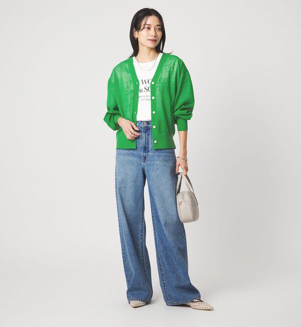 UNITED ARROWS green label relaxing「【結論シリーズ】ビューティーネック2WAYカーデ ウォッシャブル」|カーディガン|