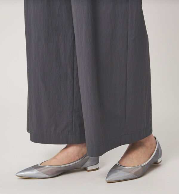 UNITED ARROWS green label relaxing「［size SHORTあり］グロッシー ワイド パンツ」|その他|