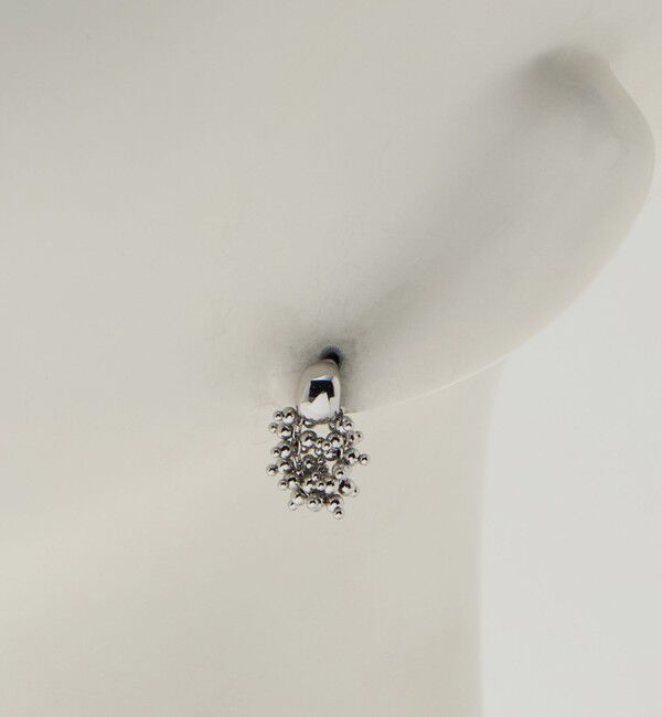 UNITED ARROWS green label relaxing「オーバルメタル＆ツブツブミックス ピアス」|ピアス|