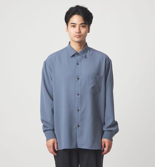 UNITED ARROWS green label relaxing「ワッシャー ポプリン ボックス シャツ」|シャツ・ブラウス|