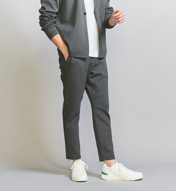 BEAUTY&YOUTH UNITED ARROWS「【WEB限定 WARDROBE SMART】ダブルニット イージーパンツ/セットアップ対応」|チノ|