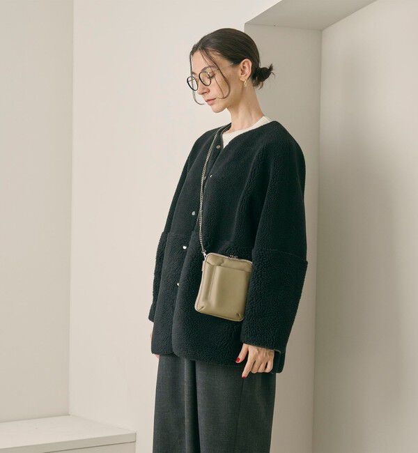 BEAUTY&YOUTH UNITED ARROWS「レザー ジップ ショルダーバッグ -2WAY-」|ショルダー・メッセンジャー|