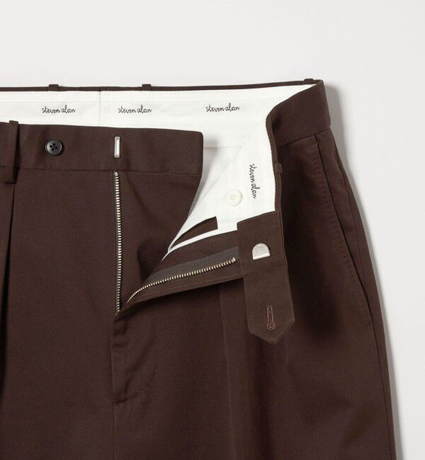 STEVEN ALAN「＜Steven Alan＞ ウエポン ニドム イン ツープリーツ ドレス トラウザーズ」|チノ|