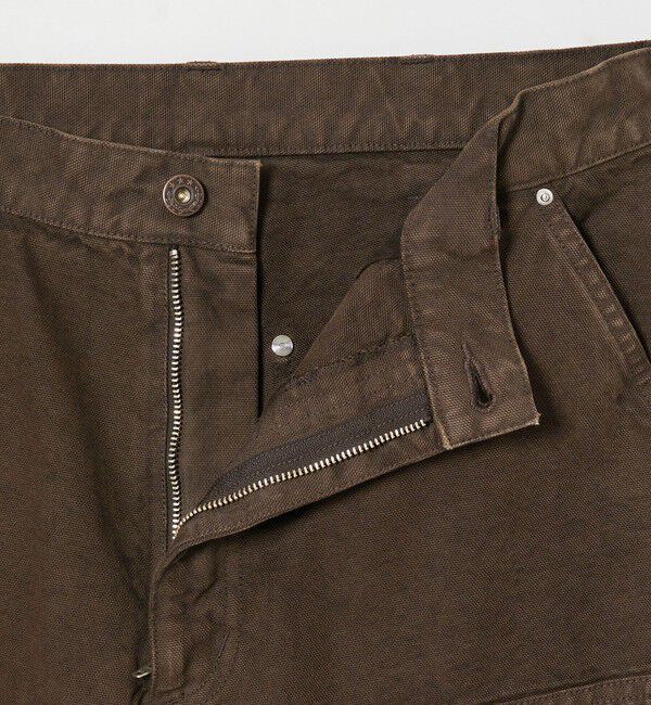 MONKEY TIME「ガーメントダイ ダック ダブルニー アンクル パンツ」|チノ|