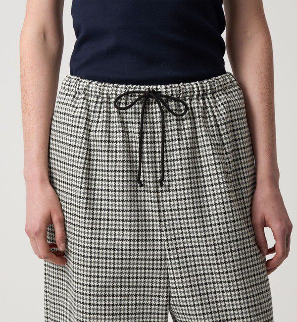 STEVEN ALAN「＜Steven Alan＞ハウンドトゥース ドローストリング パンツ」|その他|