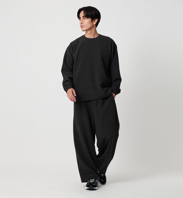 BEAUTY&YOUTH UNITED ARROWS「DUAL PACK 2.0 ワイド オフィサーパンツ -セットアップ対応 ウォッシャブル マルチ機能-」|チノ|