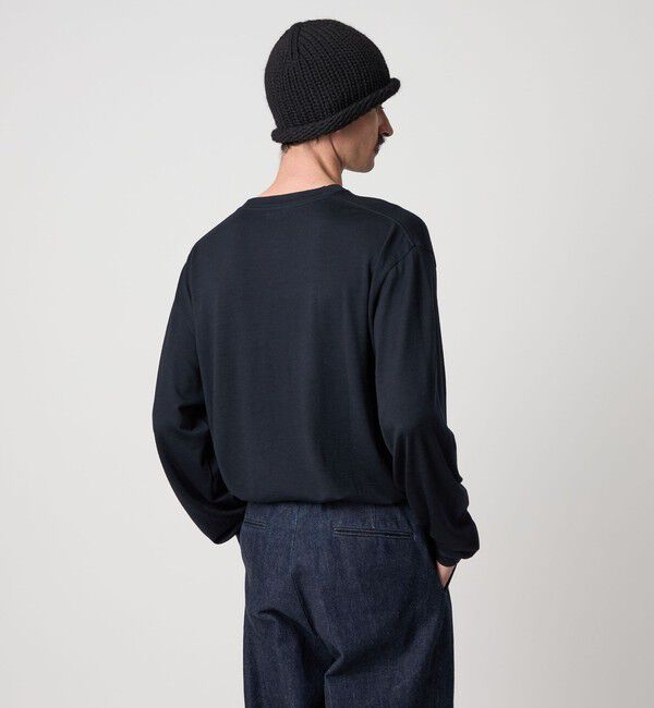 STEVEN ALAN「＜Steven Alan＞ メリノウール クルーネック Tシャツ LOOSE」|Tシャツ・カットソー|