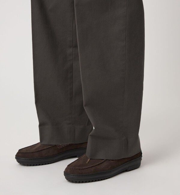 STEVEN ALAN「＜Steven Alan＞ ドリル インツープリーツ ドレス トラウザーズ」|チノ|