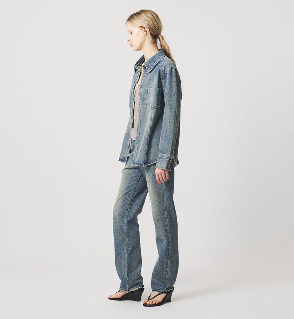 ATTISESSION「＜ATTISESSION＞スリム ストレート デニム パンツ」|デニム|