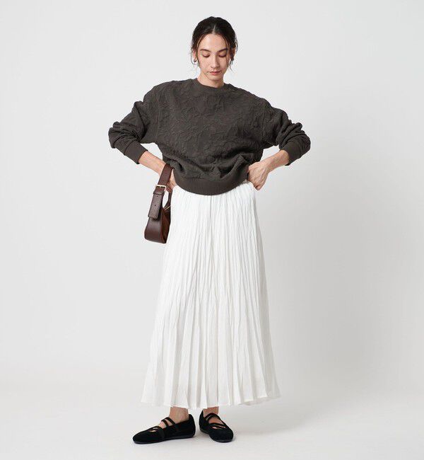 BEAUTY&YOUTH UNITED ARROWS「ボタニカルジャガード プルオーバー」|Tシャツ・カットソー|