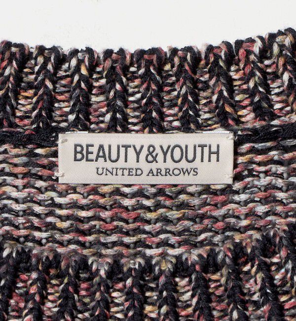BEAUTY&YOUTH UNITED ARROWS「VIBRENT ブレンド コットン クルーネック ニット」|ニット・セーター|